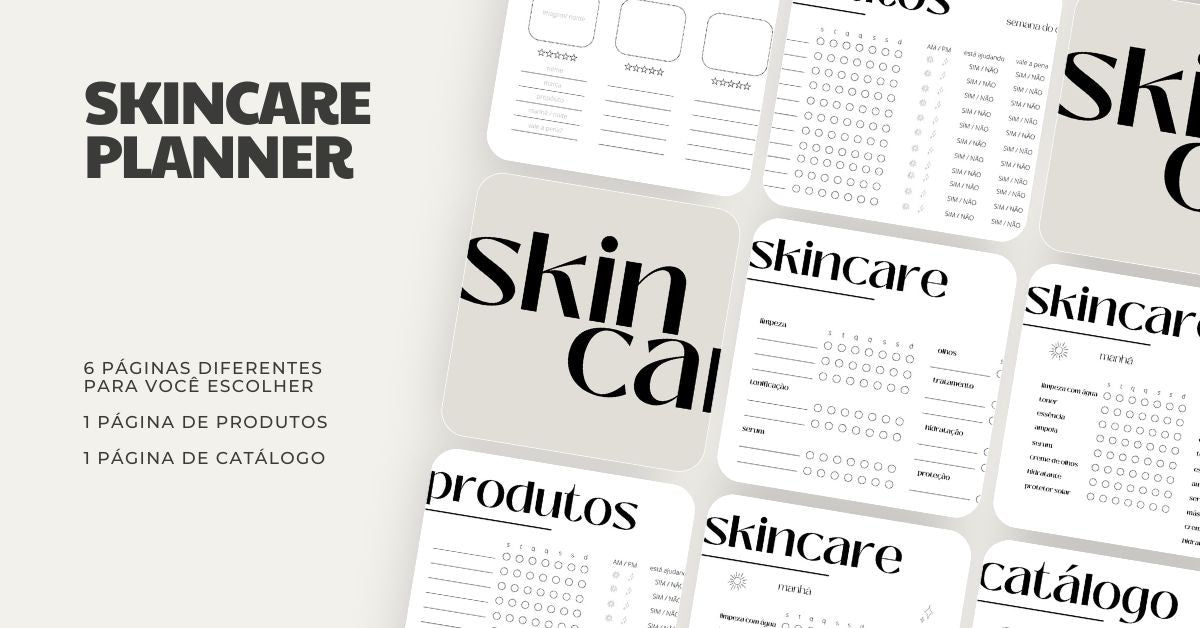 Skincare planner (formato digital)