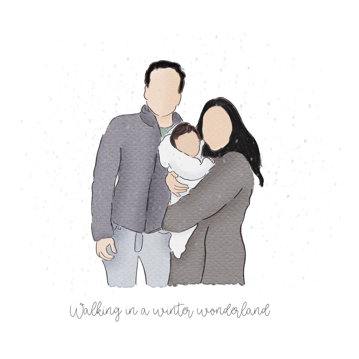 {digital} aquarela digital: minimalista c/ contorno