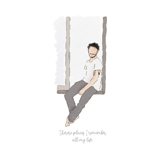 Aquarela Digital: Desenho minimalista personalizado (urgente)