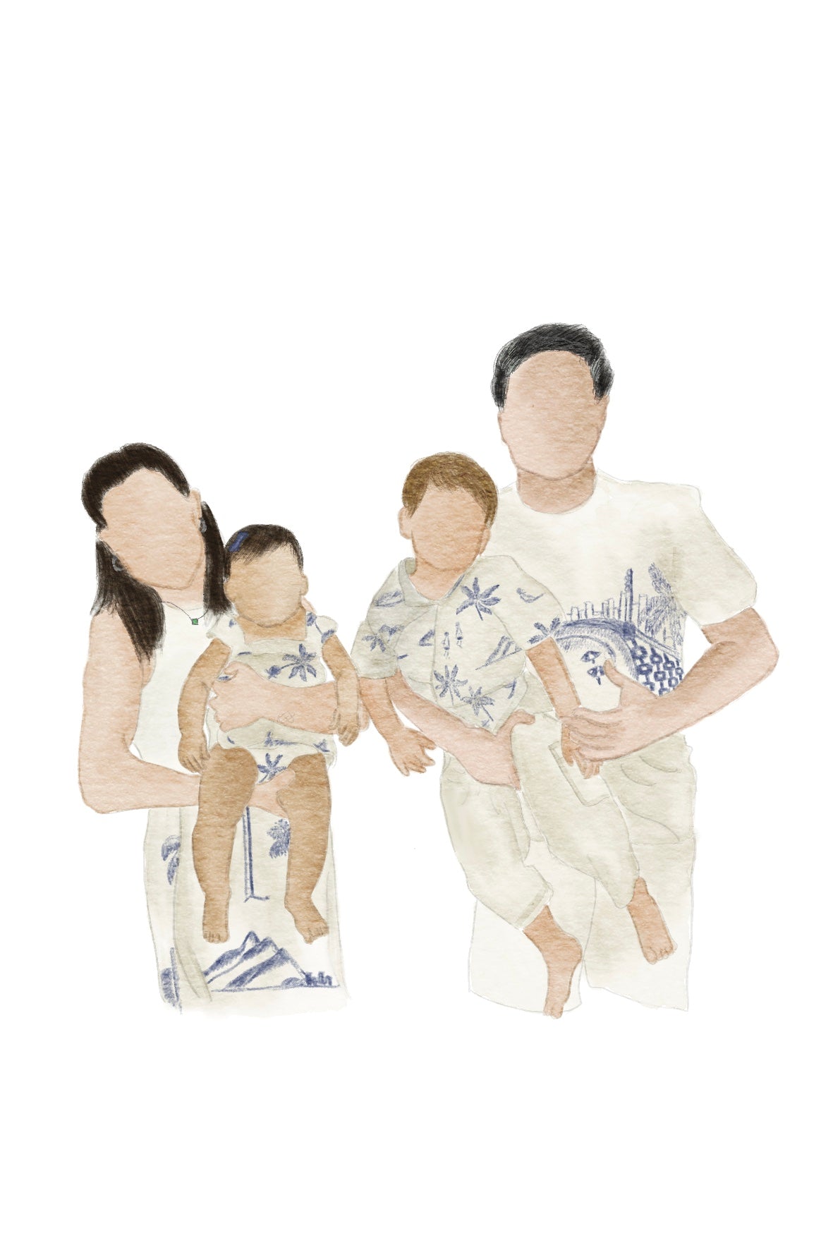 {impresso} aquarela digital: minimalista s/ contorno