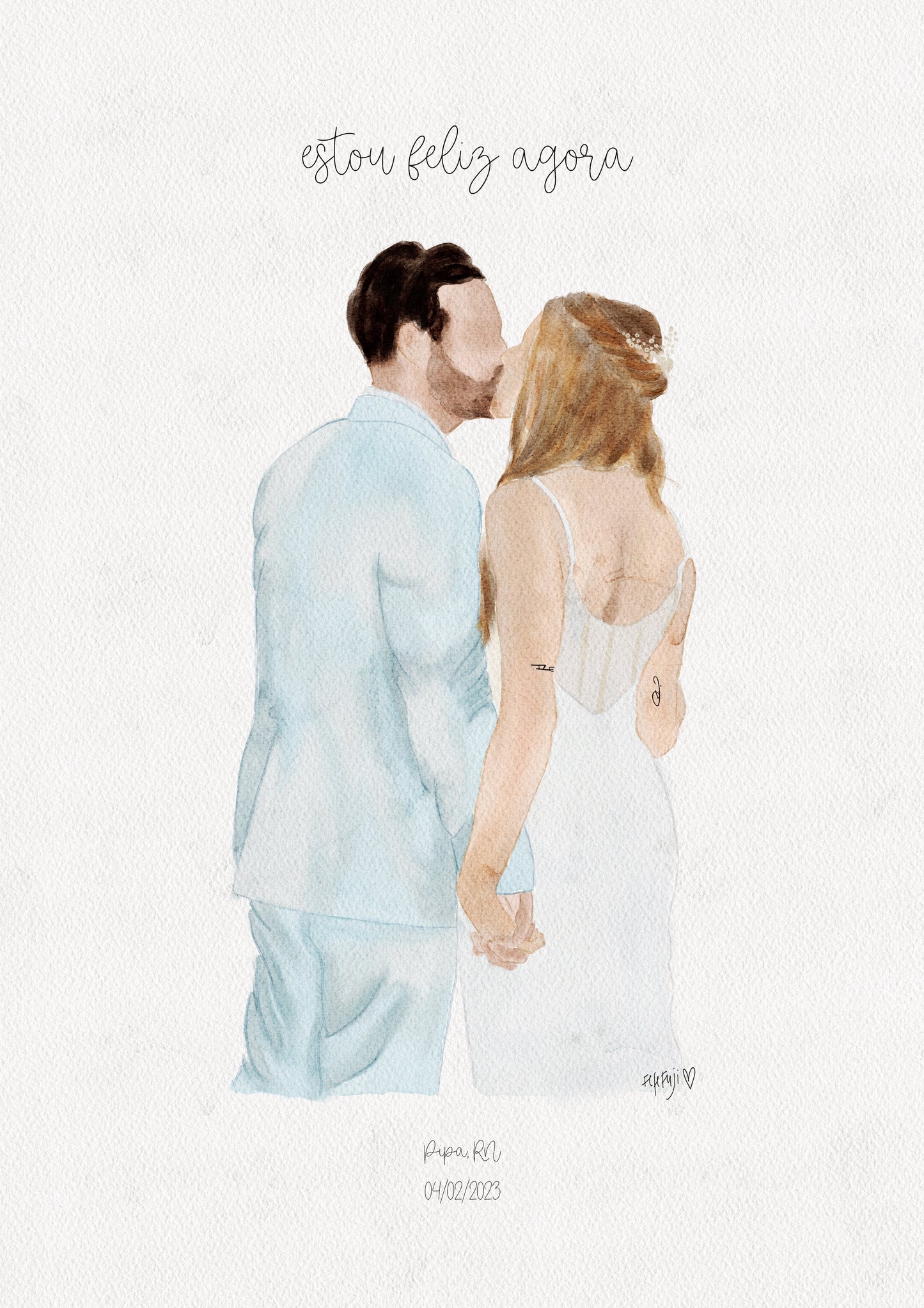 {digital} aquarela digital: minimalista s/ contorno