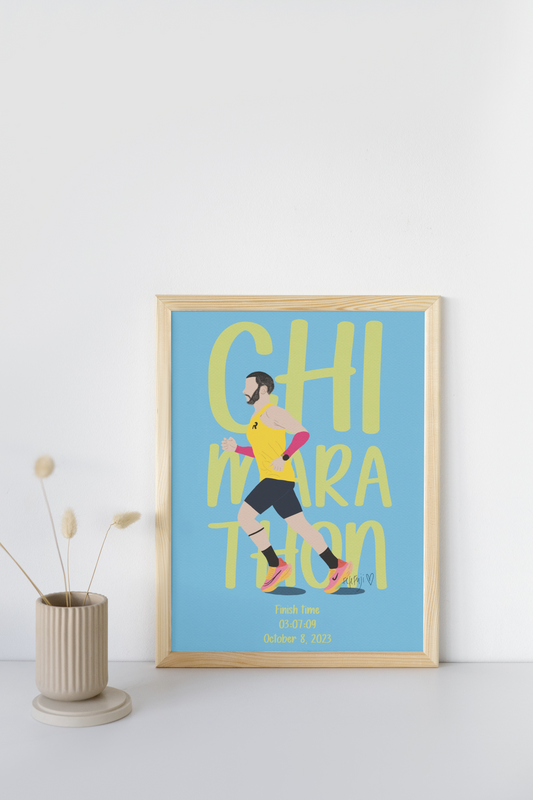 Giz e Caneta: Desenho personalizado corridas de rua